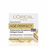 L'Oréal Paris Age Perfect Crema Viso Antirughe Idratante Notte, Pelli Mature, Anti-Macchie, 50 ml