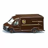 Siku 1920, Mercedes-Benz Sprinter UPS Servizio Pacchi, 1:50, Metallo e Plastica, Marrone, Parti Mobili