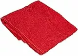douceur d'Intérieur Asciugamani, 50 x 50 cm, Cotone, rosso, 50x1x50 cm