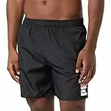 PUMA Uomo Swim Men's Mid Shorts Pantaloncini da tavola, Nero, M