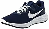 Nike Revolution 6, Scarpe de Gimnastica Uomo, Midnight Navy White Obsidian Ashen Slate, 44 EU