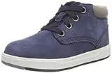 Timberland Davis Square Leather Chukka (Toddler), Stivali Unisex-Bambini, Blu Navy Nubuck, 24 EU
