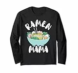 Ramen Mama Giapponese Noodles Madre Mangiare Ramen Ciotola Mamma Maglia a Manica