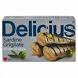 Delicius Sardine Grigliate all'olio di oliva, 90g (10 pezzi)