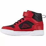 Kappa Lineup K Unisex Kids Scarpe per jogging su strada Unisex - Bambini e ragazzi, Rosso (Red/Black), 34 EU
