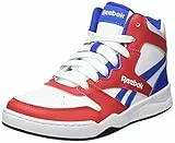 Reebok Bb4500 Court, Sneaker Bambini e ragazzi, Ftwr White Vector Red Vector Blue, 38 EU