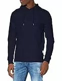 Jack And Jones Uomo Felpa Maglietta con Cappuccio Sportiva Blu Marino Blazer S