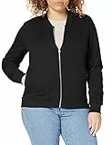 ONLY Bomber Sweatshirt - Giacca in felpa da Donna, Nero (Black), 38 (Taglia Produttore: Medium)