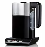 Bosch TWK8613P Bollitore Styline (2400 W, Selezione temperatura, Spegnimento automatico, Mantenimento funzione caldo, Protezione surriscaldamento, Capacità 1,5 L) Nero
