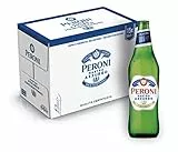 Peroni Nastro Azzurro con Mais Nostrano, Cassa Birra con 15 Bottiglie di Birra da 66 cl, Birra Premium Lager a Bassa Fermentazione, Gusto Rinfrescante e Rigenerante, Gradazione Alcolica 5% Vol