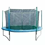 Garlando Trampolino Combi XL per Esterno con Rete di Protezione Inclusa Ø 366 Cm Multicolore