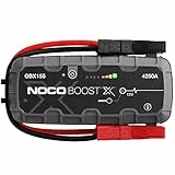 NOCO Boost X GBX155, Booster di Avviamento Auto UltraSafe da 4250A, Avviatore di Emergenza 12V, Caricatore Portatile, Cavi di Avviamento Batteria per Motori a Benzina da 10,0L e diesel da 8,0L