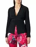 Pinko Capace Camicia Crepe De Chine, Z99_Nero Limousine, 52 Donna