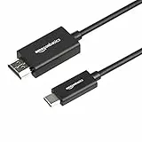 Amazon Basics — Cavo adattatore da USB-C a HDMI di alta qualità, in alluminio, compatibile con Thunderbolt 3, 4K a 60 Hz, 1,8 metri