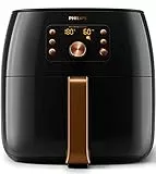 Philips Airfryer Smart Sensing XXL, 7.3L (1.4Kg), 90% Di Grassi In Meno Con La Tecnologia Rapid Air, Cottura automatica, App Per Ricette (HD9860/90)