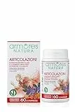 Armores Natura Integratori Alimentari, Integratore Articolazioni per la Funzionalità Articolare e Contrasto degli Stati di Tensione Localizzati, con Artiglio del Diavolo e Boswelia, 60 Compresse