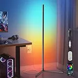 Ydene Lampada da Terra LED, RGB con Effetti di Luce Multipli e Modalità Musica, Lampada d'atmosfera Dimmerabile Gaming Decorazioni per le Feste