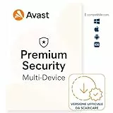 Avast Premium Security - Protezione antivirus - Download | 10 Dispositivo | 1 Anno | PC/Mac | Codice d'attivazione via email