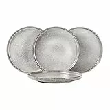 Piatti da Tavola, Piatti Fondi in Ceramica - 26 cm, Servizio da Tavola Porcellana per 4 Persone, Piatti da Dolce/Piatti da Zuppa/Ciotole Adatto per Lavastoviglie