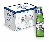 Peroni Nastro Azzurro, Cassa Birra con 24 Bottiglie di Birra da 33 cl, Birra Premium Lager a Bassa Fermentazione, Gusto Secco e Rinfrescante, Gradazione Alcolica 5% Vol