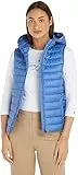 Tommy Hilfiger LW Gilet Imbottito Global Stripe, Iconic Blue, M Donna