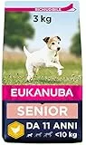 Eukanuba Cibo Secco per Cani per la Cura dei Cani Anziani di Taglia Piccola, Ricco di Pollo Fresco, 3 kg