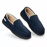 Dunlop Pantofole da Uomo Memory Foam, Colore Blu, 43 EU