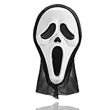 TK Gruppe Timo Klingler Scream Maschera Ghost per uomo e donna come costume per Halloween – Ghostface Horror travestimento
