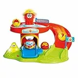 Chicco Rolling Spinner, Electronic Activity Center, Fire Park con Mini Veicoli e Palle, Scivolo Elettronico, Luci e Suoni, Giocattoli Bambini 1 Anno - 4 Anni