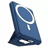 Power Bank Magnetico, AOGUERBE 10000mAh Caricabatterie Portatile Wireless, PD 22.5W Caricatore Powerbank con LED Display, Batteria Esterna con MagSafe per iPhone 15/14/13/12/Mini/Pro/Pro Max