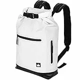 The Friendly Swede Zaino Impermeabile, con Scomparto per Laptop di 13' - GRANEBERG - Stile Urbano ed Elegante, 15L (Bianco)