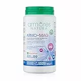 Armores Natura Integratori Alimentari, Armo-Mag, Integratore a Base di Magnesio, Favorisce il Normale Funzionamento del Sistema Nervoso e Muscolare, con Acido Folico, Vegano, Formato 150 g