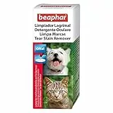 Beaphar Tear Stain Remover per Cani e Gatti, Aiuta a Rimuovere Le Macchie Intorno agli Occhi, Protegge Il Colore Naturale del Pelo, Facile da Usare, 50 ml