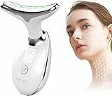 ANLAN Dispositivo di Bellezza Antirughe, Impacco Caldo a 45 ℃ Terapia Della Luce Massaggiatore Viso EMS lifting del Collo Rassodante per Tonificare il Viso