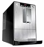Melitta Caffeo Solo E950-111, Macchina da Caffè Completamente Automatica Slim con Funzione Pre-Infusione, Color Argento