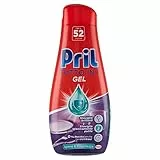 Pril Gel All in One Igiene, Detersivo Lavastoviglie Liquido con Bicarbonato, Multi-Azione Sporco Difficile, 52 Lavaggi