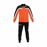 Givova Africa Fluo Tuta da Ginnastica Uomo, Multicolore (Arancione Fluo/Nero), S