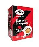 KENON CAFFE' ESPRESSO 50 CAPSULE COMPATIBILI A MODO MIO LAVAZZA - Capsule da Caffè tostato e macinato in capsula da 7,2 g confezionata singolarmente.