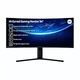 Xiaomi Mi Curved Gaming Monitor 34’’, QHD 3440 x 1440, AMD FreeSync, Refresh Rate 144 Hz, Tempo Risposta 4 ms, Luminosità 400 nit, Nero, Versione Italiana