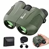 Selvim 10x25 Binocolo Portatile con Obiettivo FMC e Prismi BaK4, Binocolo Leggero, Compatto Binocolo per Adulti e Bambini per Birdwatching, Teatro, Campeggio, Escursionismo, Viaggio, Sportivi