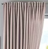 Gardinenbox Jena 2019037 - Tenda con passanti nascosti, effetto lino, 250 x 300 cm, colore: tortora opaco