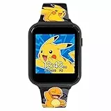 Pokemon Orologio intelligente POK4231, Nero, Casual, Fotocamera, Nero , Casual