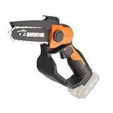 WORX Potatore a Batteria 20 V WG324E.9 Lunghezza Lama 12 cm Leggera e Comoda Compatibile con PowerShare senza Batteria e Caricatore