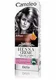 Cameleo - Crema colorante all'henné - Marrone - estratto naturale di henné e olio marocchino - Semi-Permanente - Colore uniforme e profondo - Ipoallergenico - 75 g