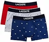Lacoste 5H3411 Boxer, Methylene/Argent Chine-Ro, L (Pacco da 3) Uomo