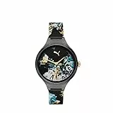 Puma Orologio Donna, Contour, movimento a tre lancette, cassa in nylon 36 mm con cinturino in poliuretano, P1066