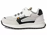 Geox J Briezee Boy, Scarpe da Ginnastica, Bianco Nero, 26 EU