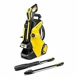 Idropulitrice Kärcher K 5 Power Control da 145 Bar + 2 Lance: 1 Ugello Mangia Sporco + 1 Vario Power, Pistola LED, Sistema detergente Plug'n'Clean Erogazione dalla lancia + Tubo alta pressione 10m