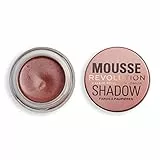 Makeup Revolution Ombretto in Mousse, Colore Cremoso per Guance e Occhi, Formula Montata e Leggera, Da Crema a Polvere, Bronzo Ambrato, 4g