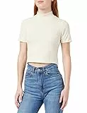 Lee Maglietta a Coste rimpicciolita Camicia, Ecru, X-Large di più Donna